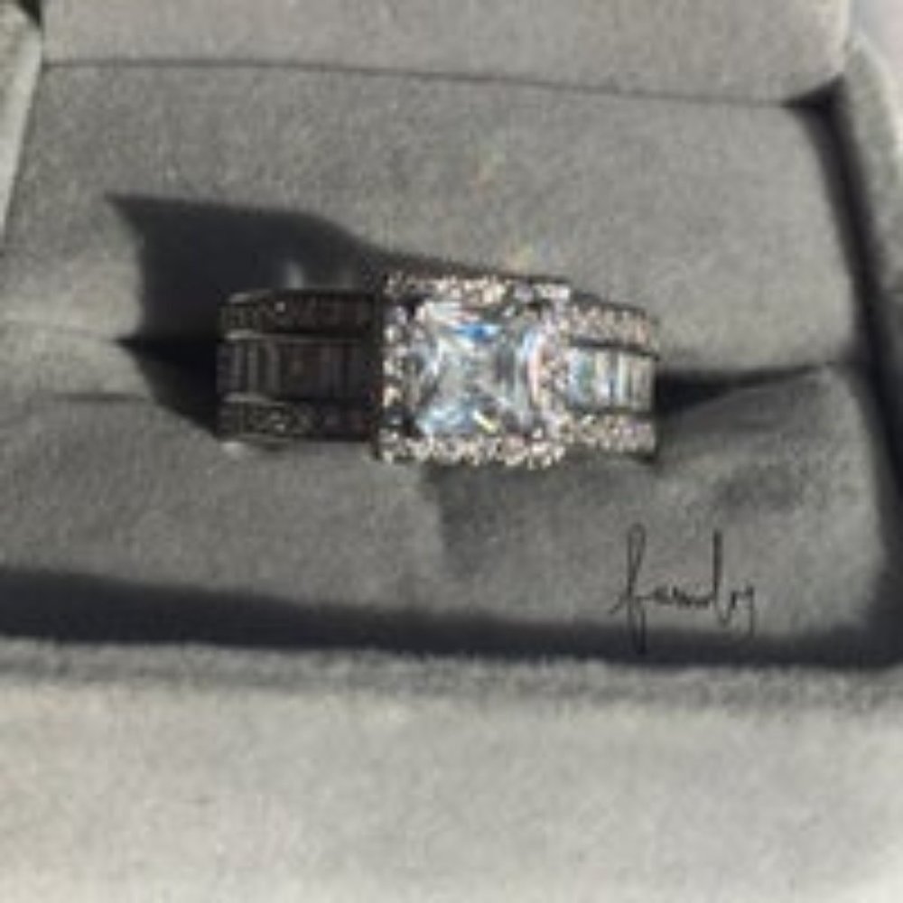 25 Sterling Silver Plated Round Brillant Cut CZ Wedding